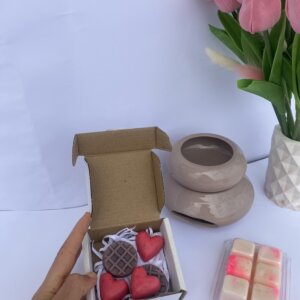 Fondant de bougie parfumé avec brûleur 🌸