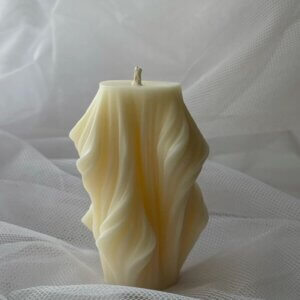 Bougie en forme sculpture