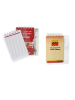 BLOC NOTE PVC 2 - Fond blanc