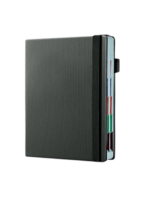 JOURNALIER DIARYNOTE NOIR - Fond blanc