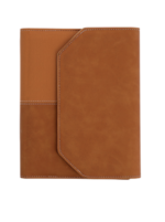 NOTEBOOK PLANNER MARRON - fond blanc